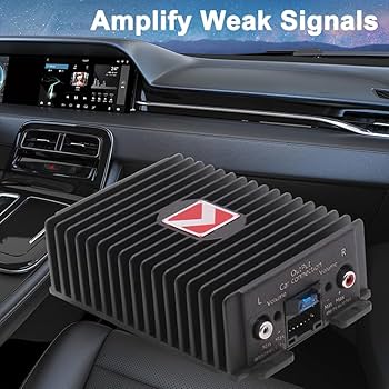 Amazon | Xtahdge 4 チャンネルカー DSP アンプ 80Wx4